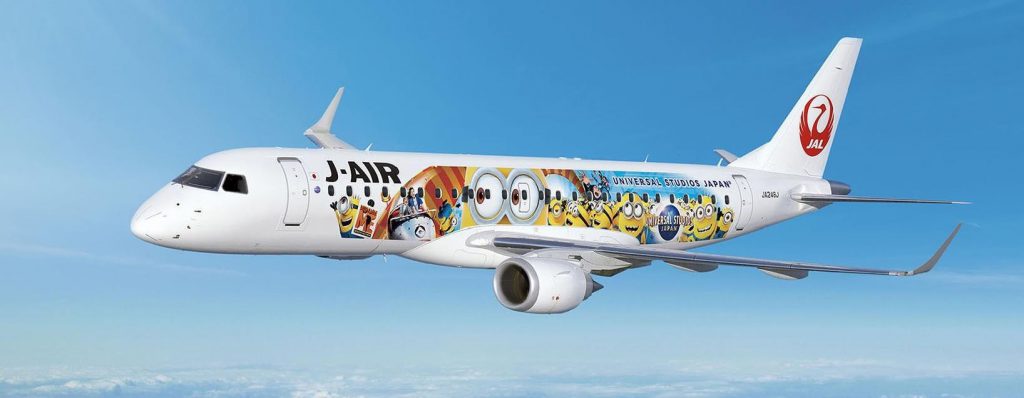 JAL（日本航空）、国内線に特別塗装機「JALミニオンジェット」が就航